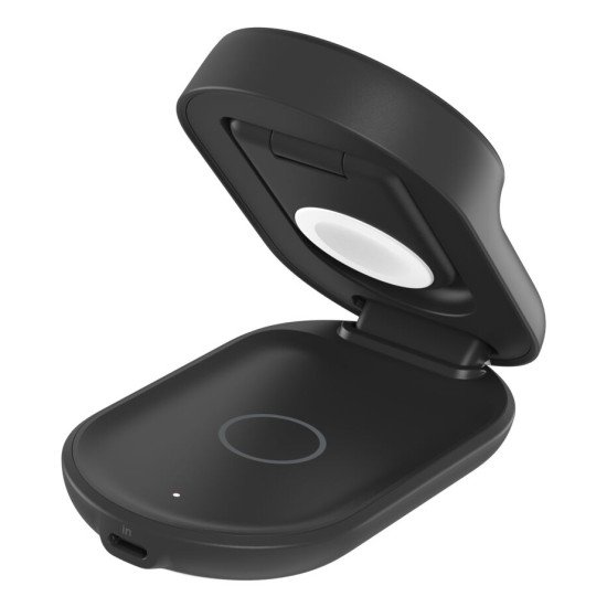 Belkin Qi2 Fitness tracker, Casques, Smartphone, Smartwatch Noir USB Recharge sans fil Charge rapide Intérieure