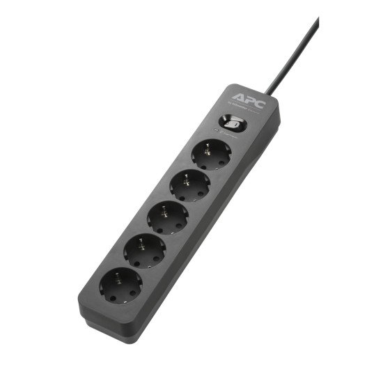 APC PME5B-GR protection surtension 5 sortie(s) CA 230 V Noir 1,5 m APC PME5B-GR protection surtension 5 sortie(s) CA 230 V Noir 1,5 m