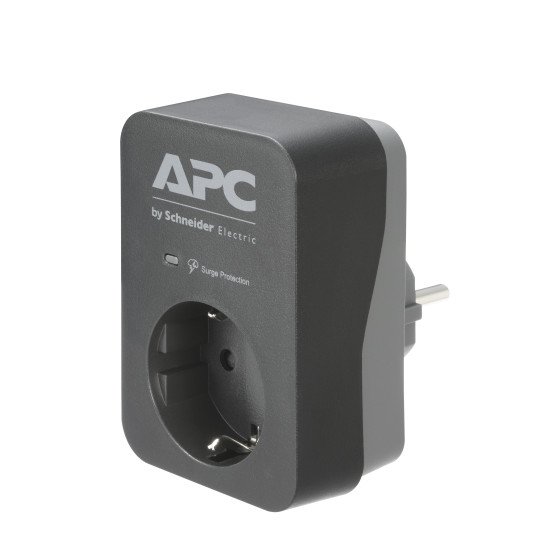 APC PME1WB-GR protection surtension 1 sortie(s) CA 230 V Noir, Gris