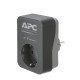 APC PME1WB-GR protection surtension 1 sortie(s) CA 230 V Noir, Gris