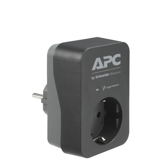 APC PME1WB-GR protection surtension 1 sortie(s) CA 230 V Noir, Gris