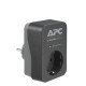 APC PME1WB-GR protection surtension 1 sortie(s) CA 230 V Noir, Gris