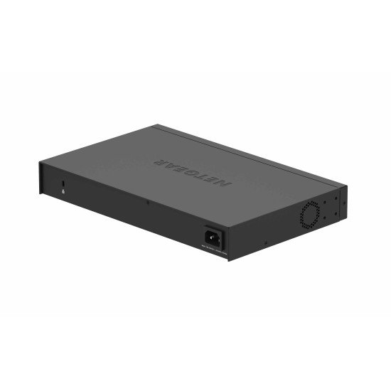 Netgear GS324P Non-géré Gigabit Ethernet (10/100/1000) Noir 1U Connexion Ethernet, supportant l'alimentation via ce port (PoE)