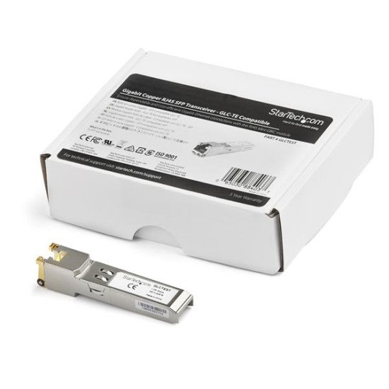 StarTech.com Module de transceiver SFP compatible Cisco GLC-TE - 10/100/1000Base-TX