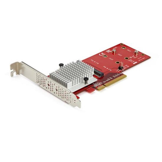 StarTech.com Adaptateur PCIe 3.0 x8 vers double SSD M.2 NVMe