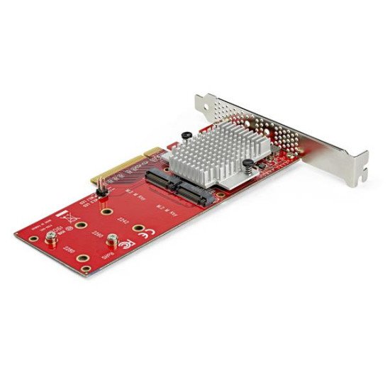 StarTech.com Adaptateur PCIe 3.0 x8 vers double SSD M.2 NVMe