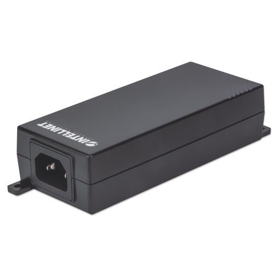 Intellinet Injecteur PoE+ Gigabit haute puissance, 1 port 30 W, conforme IEEE 802.3at/af, boîtier plastique, Alimentation par Ethernet, Power Over Ethernet, garantie de 3 ans