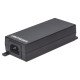 Intellinet Injecteur PoE+ Gigabit haute puissance, 1 port 30 W, conforme IEEE 802.3at/af, boîtier plastique, Alimentation par Ethernet, Power Over Ethernet, garantie de 3 ans