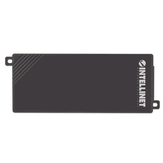 Intellinet Injecteur PoE+ Gigabit haute puissance, 1 port 30 W, conforme IEEE 802.3at/af, boîtier plastique, Alimentation par Ethernet, Power Over Ethernet, garantie de 3 ans