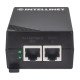 Intellinet Injecteur PoE+ Gigabit haute puissance, 1 port 30 W, conforme IEEE 802.3at/af, boîtier plastique, Alimentation par Ethernet, Power Over Ethernet, garantie de 3 ans