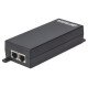 Intellinet Injecteur PoE+ Gigabit haute puissance, 1 port 30 W, conforme IEEE 802.3at/af, boîtier plastique, Alimentation par Ethernet, Power Over Ethernet, garantie de 3 ans