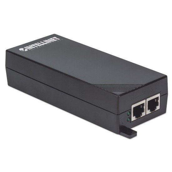 Intellinet Injecteur PoE+ Gigabit haute puissance, 1 port 30 W, conforme IEEE 802.3at/af, boîtier plastique, Alimentation par Ethernet, Power Over Ethernet, garantie de 3 ans