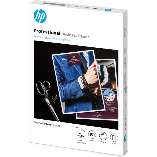 HP Professional Business Paper, Matte, 200 g/m2, A4 (210 x 297 mm), 150 feuilles