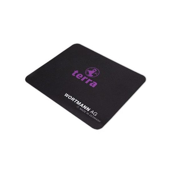 Wortmann AG TERRA 9100000 tapis de souris Noir, Violet Tapis de souris de jeu