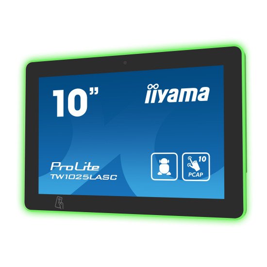 iiyama TW1025LASC-B1PNR écran PC 25,6 cm (10.1") 1280 x 800 pixels LED Écran tactile