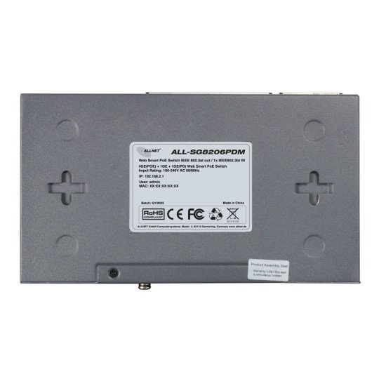 ALLNET 212816 Géré Gigabit Ethernet (10/100/1000) Connexion Ethernet POE Montage sur le bureau ou sur le mur Noir ALLNET 212816 Géré Gigabit Ethernet (10/100/1000) Connexion Ethernet POE Montage sur le bureau ou sur le mur Noir