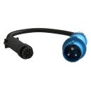 Vertiv FSC1U001 câble électrique Noir, Bleu 3 m