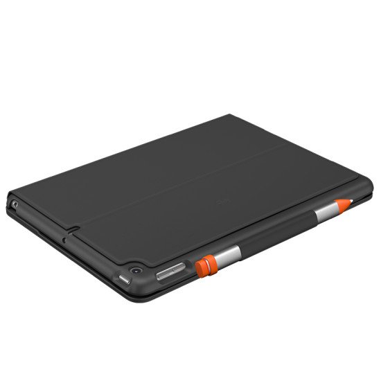 Logitech Slim Folio clavier pour téléphones portables QWERTY Espagnole Graphite Bluetooth
