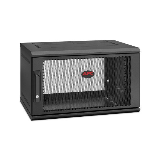 APC NetShelter WX 6U Single Hinged Wall-mount Enclosure 400mm Deep Rack monté sur le mur Noir