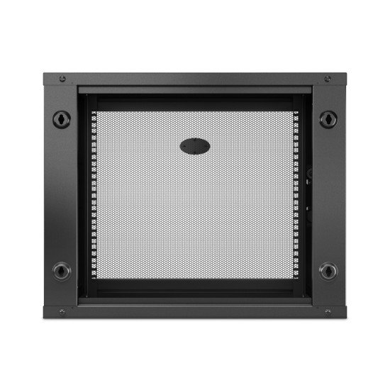 APC NetShelter WX 9U Single Hinged Wall-mount Enclosure 400mm Deep. Rack Noir