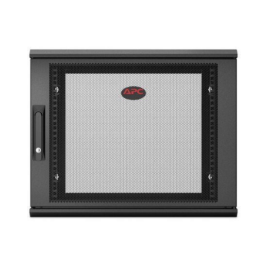 APC NetShelter WX 9U Single Hinged Wall-mount Enclosure 400mm Deep. Rack Noir