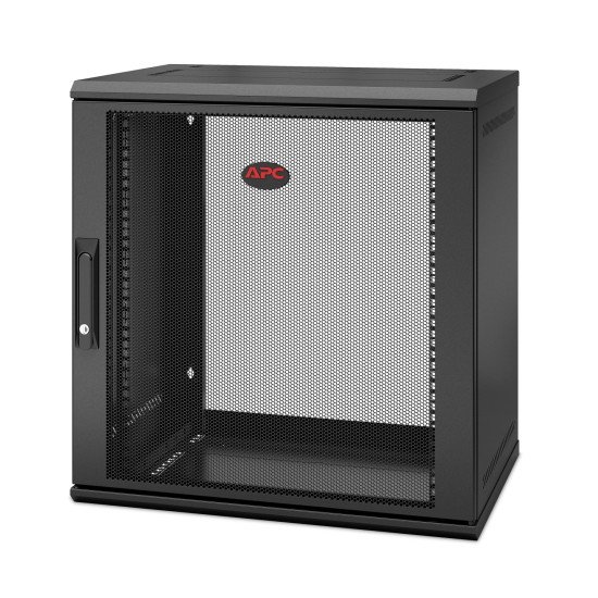 APC NetShelter WX 12U Single Hinged Wall-mount Enclosure 400mm Deep Rack monté sur le mur Noir