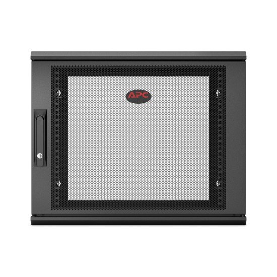 APC NetShelter WX 9U Single Hinged Wall-mount Enclosure 600mm Deep Rack monté sur le mur Noir