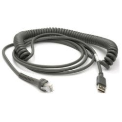 Zebra CBA-U29-C15ZBR câble USB 4,57 m 2.0 USB A Noir Zebra CBA-U29-C15ZBR câble USB 4,57 m 2.0 USB A Noir