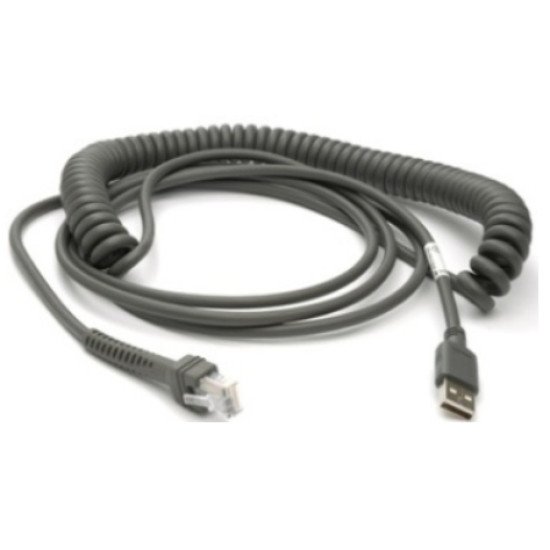 Zebra CBA-U29-C15ZBR câble USB 4,57 m 2.0 USB A Noir