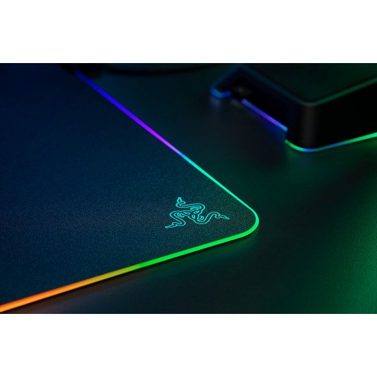 Razer Firefly V2 Tapis de souris de jeu Noir