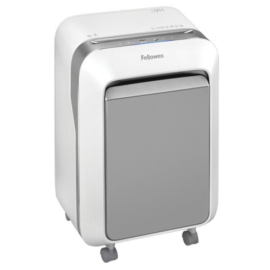 Fellowes Powershred LX21 destructeur de papier Découpage par micro-broyage Gris, Blanc