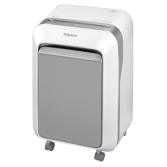 Fellowes Powershred LX21 destructeur de papier Découpage par micro-broyage Gris, Blanc