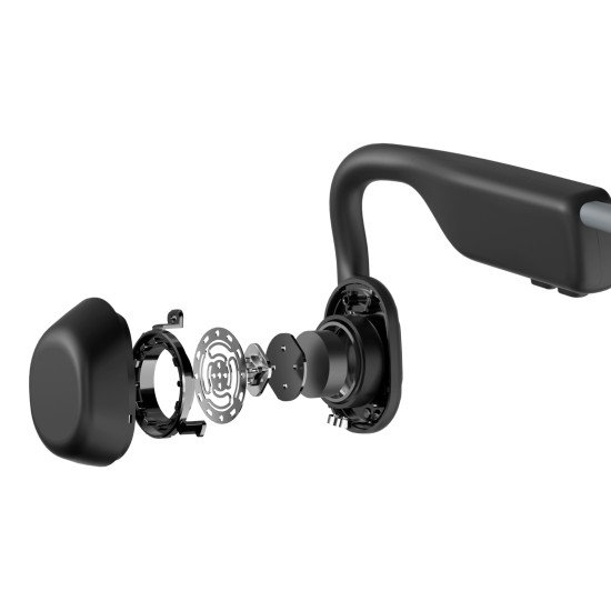 SHOKZ OpenMove Casques Sans fil Minerve Sports USB Type-C Bluetooth Gris