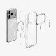Spigen Ultra Hybrid Optik S (Mag Fit) coque de protection pour téléphones portables 17,5 cm (6.9") Housse Transparent, Argent