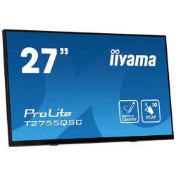 iiyama ProLite T2755QSC-B1 écran PC 68,6 cm (27") 2560 x 1440 pixels Full HD LCD Écran tactile Noir iiyama ProLite T2755QSC-B1 écran PC 68,6 cm (27") 2560 x 1440 pixels Full HD LCD Écran tactile Noir