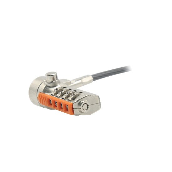 Port Designs Serialized Combination câble antivol Gris, Orange, Zinc 1,8 m Port Designs Serialized Combination câble antivol Gris, Orange, Zinc 1,8 m