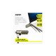Port Designs 901213/25 câble antivol Noir, Acier inoxydable 2 m Port Designs 901213/25 câble antivol Noir, Acier inoxydable 2 m