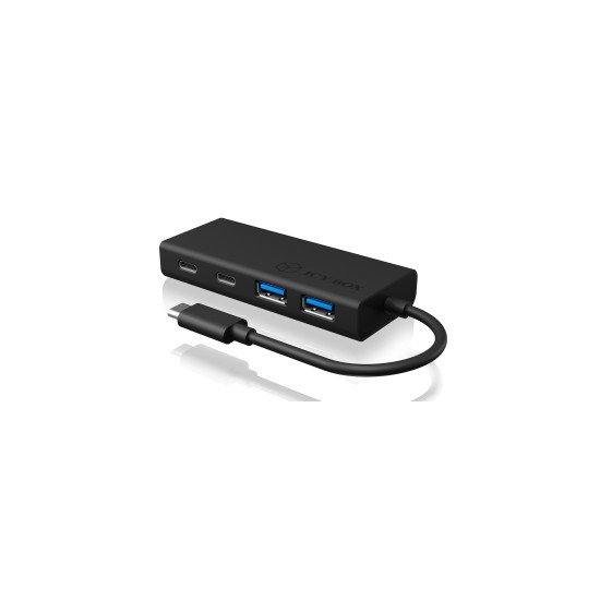 ICY BOX IB-HUB1426-CPD USB 3.2 Gen 1 (3.1 Gen 1) Type-C 5000 Mbit/s Noir