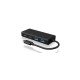 ICY BOX IB-HUB1426-CPD USB 3.2 Gen 1 (3.1 Gen 1) Type-C 5000 Mbit/s Noir