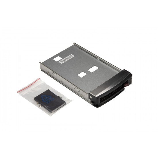 Supermicro MCP-220-73301-0N Boîtier de disques de stockage Boîtier disque dur/SSD Noir, Acier inoxydable 3.5"