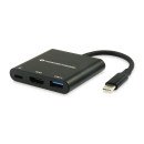 Conceptronic DONN01B station d'accueil USB 3.2 Gen 1 (3.1 Gen 1) Type-C Noir