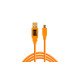 Tether Tools CU5451 câble USB 4,6 m USB 2.0 USB A Mini-USB B Orange