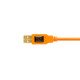 Tether Tools CU5451 câble USB 4,6 m USB 2.0 USB A Mini-USB B Orange