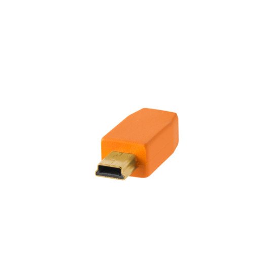 Tether Tools CU5451 câble USB 4,6 m USB 2.0 USB A Mini-USB B Orange