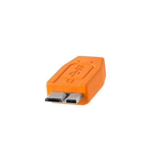 Tether Tools CU5454 câble USB 4,6 m USB 3.2 Gen 1 (3.1 Gen 1) USB A Micro-USB B Orange