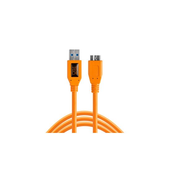 Tether Tools CU5454 câble USB 4,6 m USB 3.2 Gen 1 (3.1 Gen 1) USB A Micro-USB B Orange