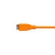 Tether Tools CU5454 câble USB 4,6 m USB 3.2 Gen 1 (3.1 Gen 1) USB A Micro-USB B Orange