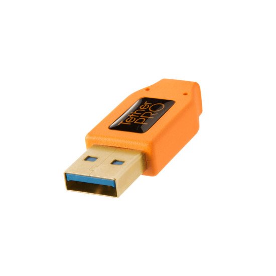 Tether Tools CU61RT15-ORG câble USB 4,6 m USB 3.2 Gen 1 (3.1 Gen 1) USB A Micro-USB B Orange