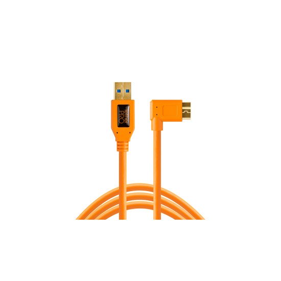 Tether Tools CU61RT15-ORG câble USB 4,6 m USB 3.2 Gen 1 (3.1 Gen 1) USB A Micro-USB B Orange