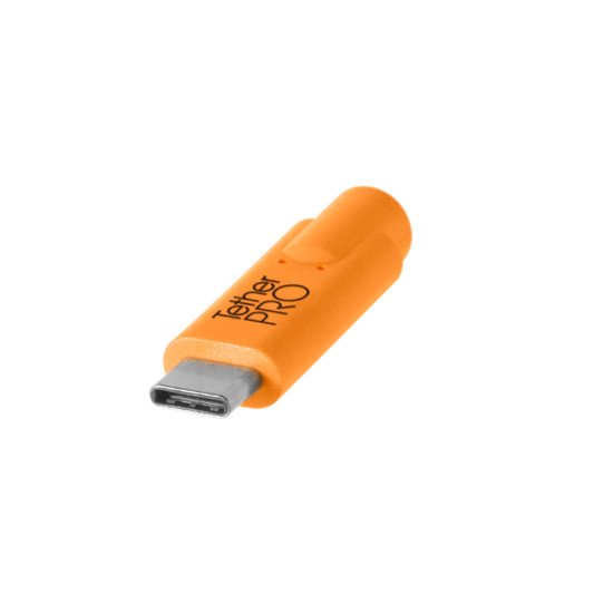 Tether Tools CUC2415-ORG câble USB 4,6 m USB 2.0 USB C Mini-USB B Orange